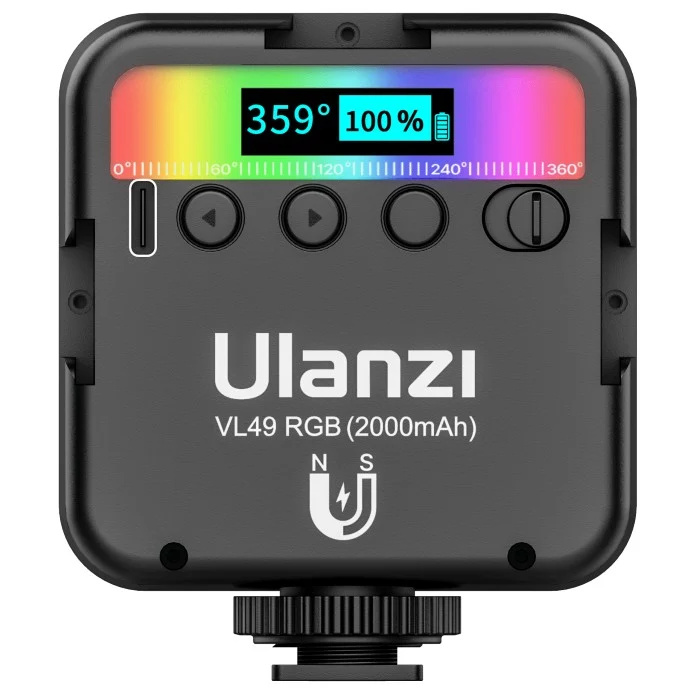 Ulanzi VL49 RGB Multi Colour LED Video Lamp