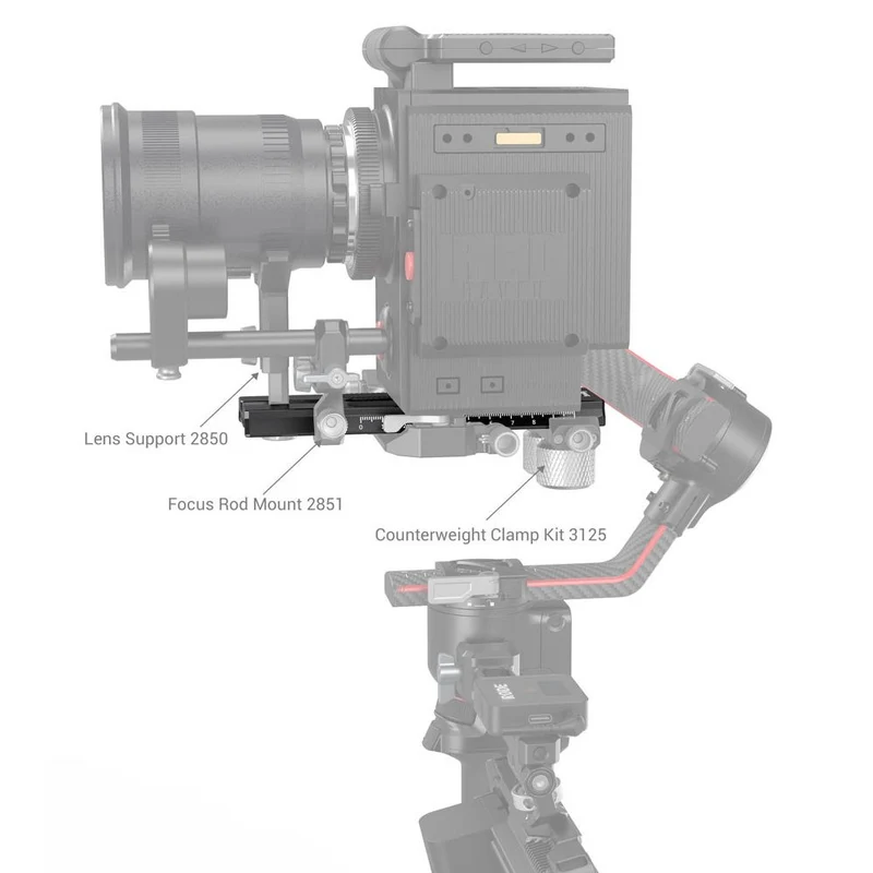 SmallRig DJI RS 2 extended quick release plate 3031