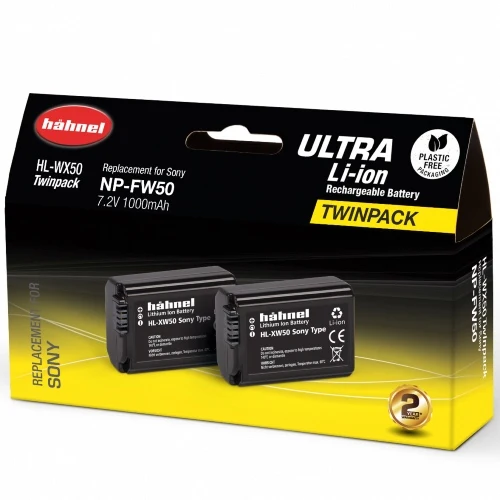 Hähnel HL-XW50 Ultra - Sony NP-FW50 Twin Pack