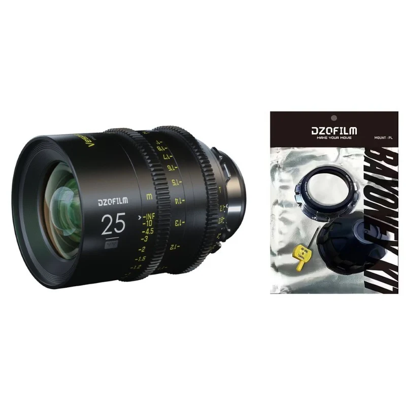 DZOFilm Vespid Prime FF 25mm T/2.1 PL mount + EF mount tool kit