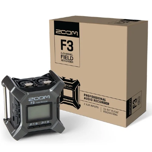 Zoom F3 MultiTrack Field Recorder for sound recording