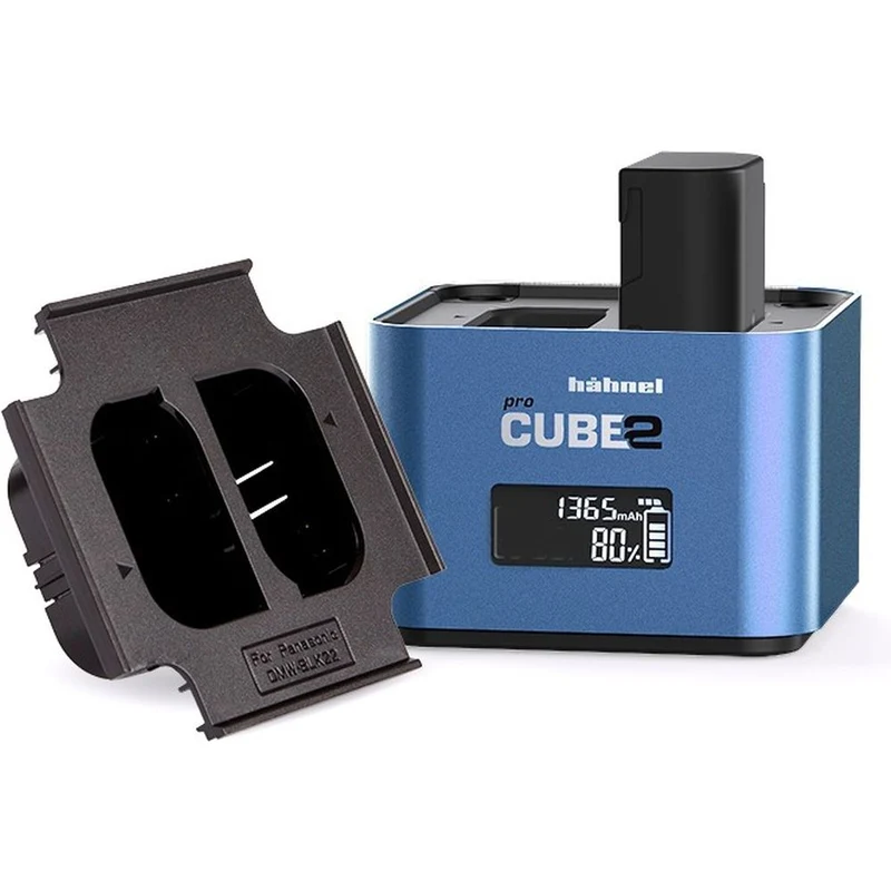 Hähnel ProCube2 accuplaat - Panasonic DMW-BLK22