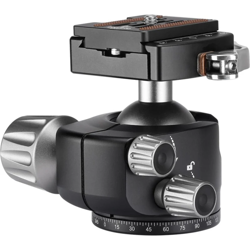 Leofoto Ranger LH-40LR 40-mm-Kugelkopf mit niedrigem Profil + NP-50-Schnellspannklemme