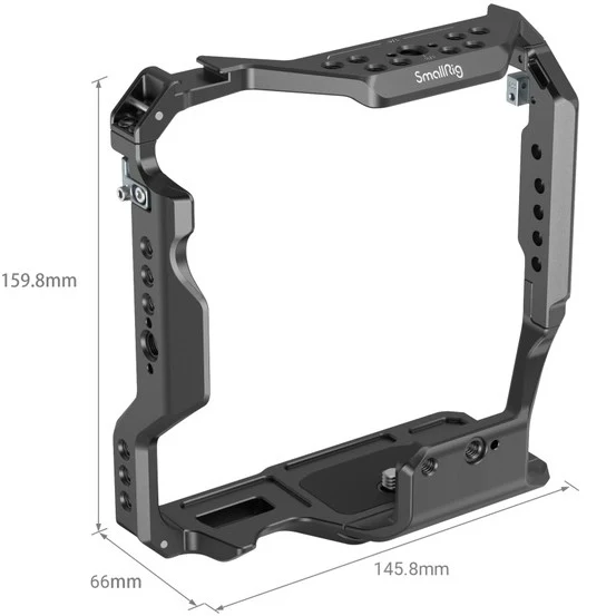 SmallRig 3594 Käfig für Sony Alpha 7S III/Alpha 7 IV/Alpha 7R IV/Alpha 1 mit VG-C4EM Batteriegriff