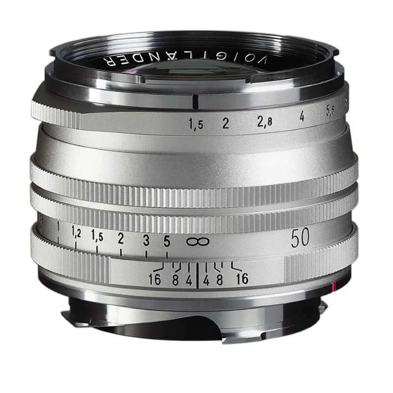Voigtländer Nokton 50mm f/1.5 II M.C. Leica M Mount silver