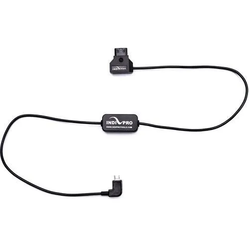 IndiPro D-Tap to Right-Angle 5 Volt Micro-USB Cable (24", Regulated)