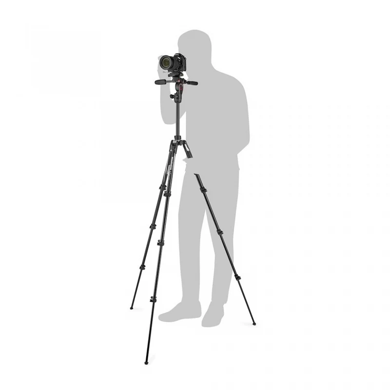 Manfrotto Befree 3Way Live Advanced Aluminium Schwarz