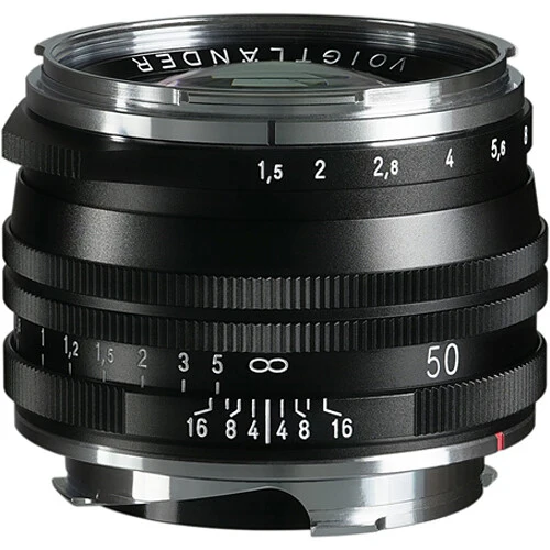 Voigtländer Nokton 50mm f/1.5 II VM M.C. Schwarzes Leica M Bajonett