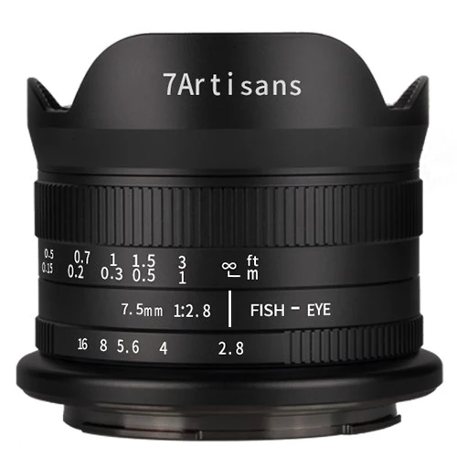 7artisans 7,5mm f/2,8 Mark II Nikon (Z Mount) Schwarz