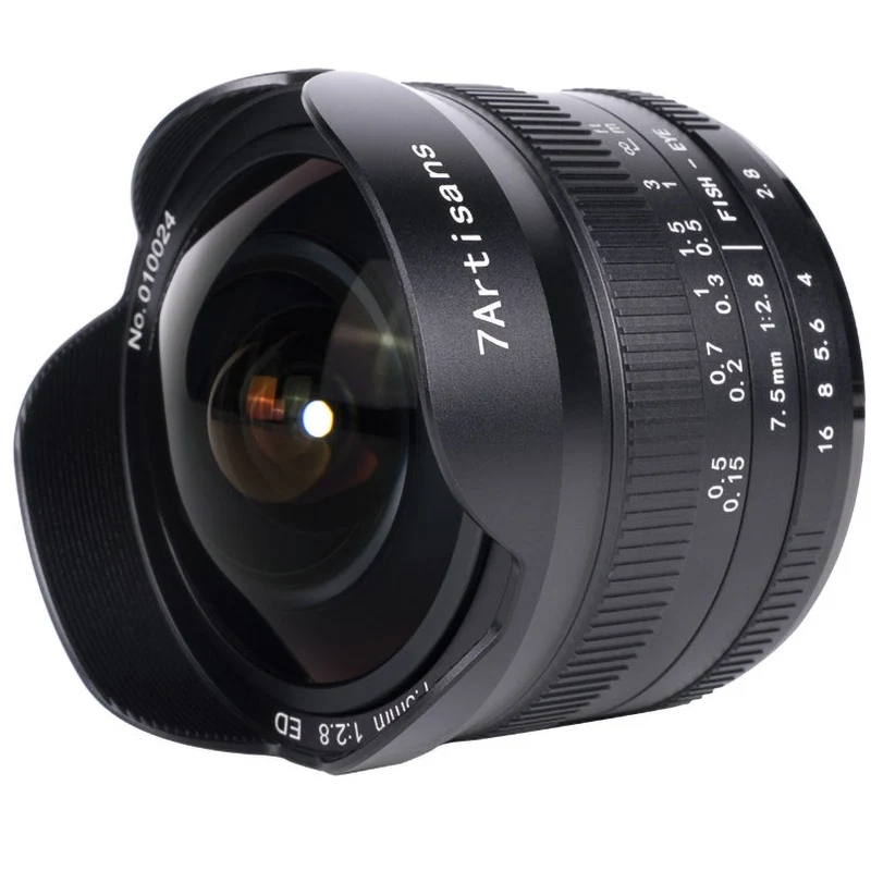 7artisans 7,5mm f/2,8 Mark II Nikon (Z Mount) Schwarz