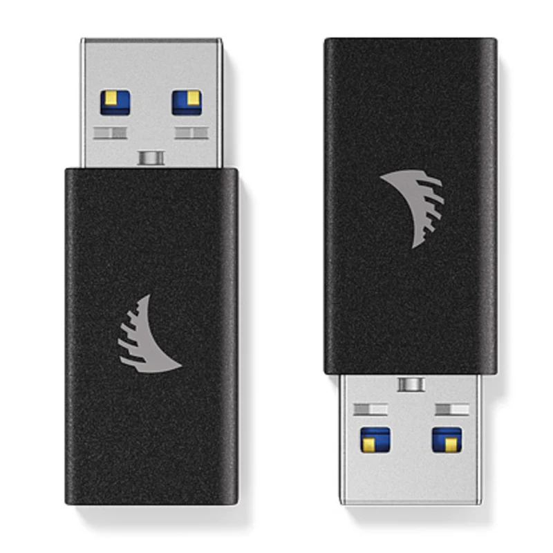 Angelbird USB 3.1 Gen2 Type-A nach Type-C Adapter active schwarz