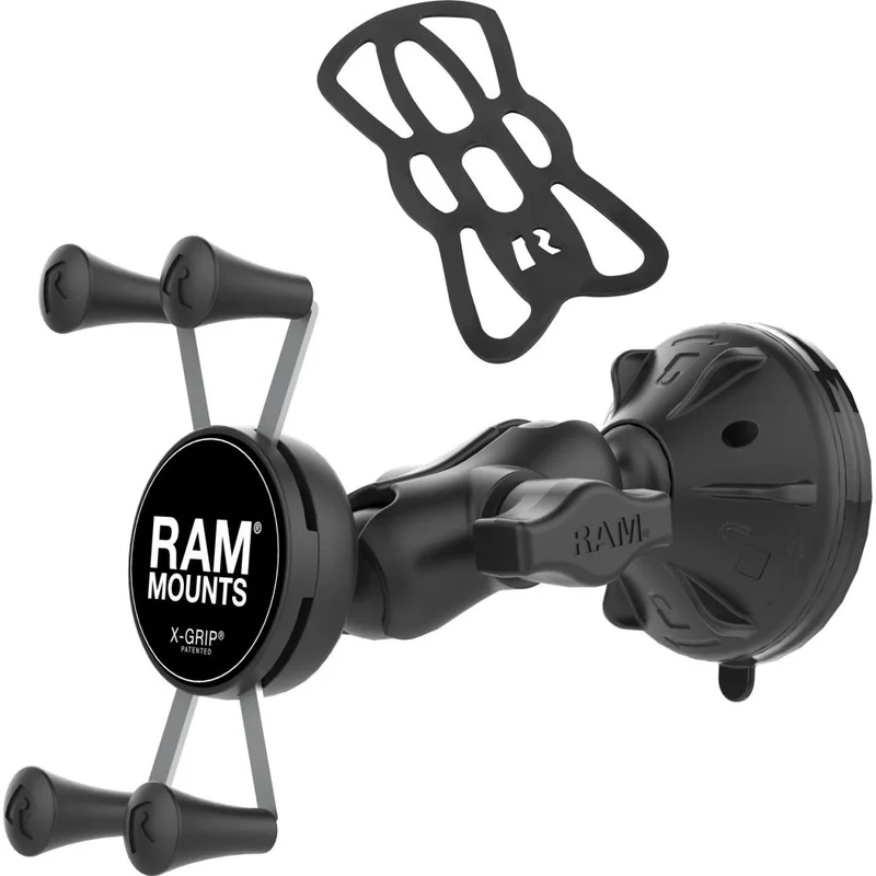Ram Mounts Unpd W Short Arm Suction X-Grip
