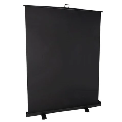 StudioKing Roll-Up Backdrop Leinwand FB-150200FB 150x200 cm Schwarz