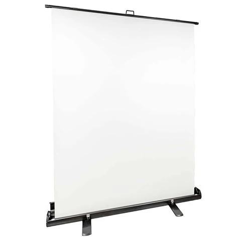 StudioKing Roll-Up Background Screen FB-150200FW 150x200 cm White