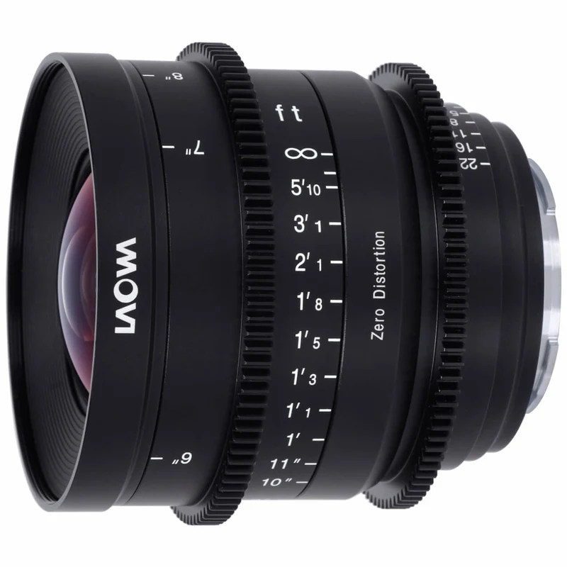 Laowa 15mm t/2.1 ZERO-D Cine Lens - Sony FE