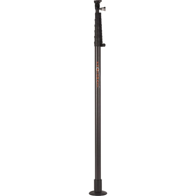 Photomast MK2 8 meter incl. Smartphone Halter mit Arm, Neigkopf und Tasche