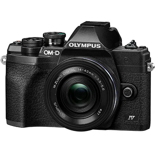 Olympus OM-D E-M10 mark IV schwarz + 14-42mm EZ schwarz
