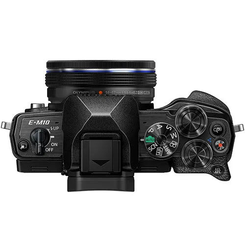 Olympus OM-D E-M10 mark IV schwarz + 14-42mm EZ schwarz