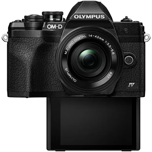 Olympus OM-D E-M10 mark IV schwarz + 14-42mm EZ schwarz