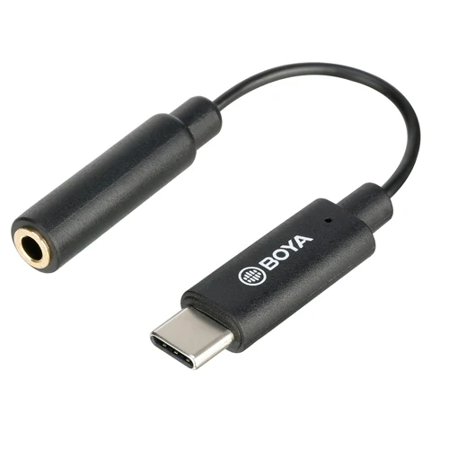 Boya BY-K6 3.5mm TRS audio adapter for DJI OSMO Pocket