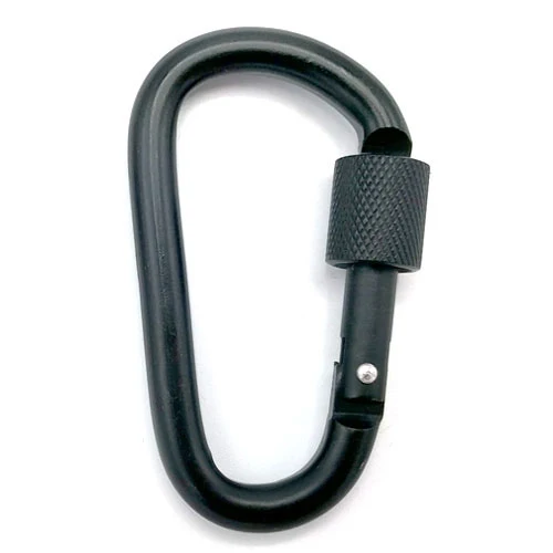 Caruba Carabiner Black (set of 3 pcs)