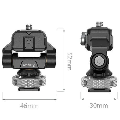 SmallRig 3514, Drop-in HawkLock Mini-Monitorhalterung mit Schnellverschluss und Zubehörschuh