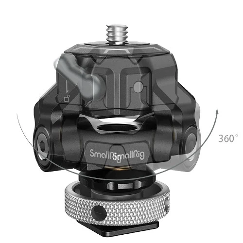 SmallRig 3514, Drop-in HawkLock Mini-Monitorhalterung mit Schnellverschluss und Zubehörschuh