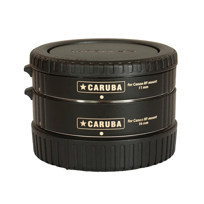 Caruba Verlängerungsrohr Set Canon Chroom (type II) RF SERIE (für Canon RF Kamera's)