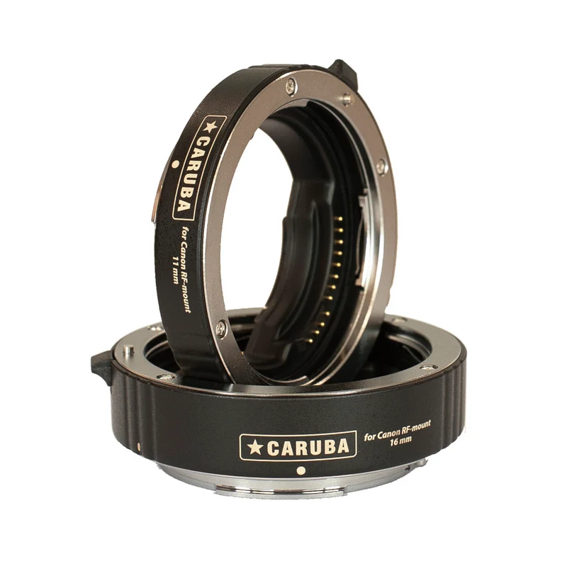 Caruba Verlängerungsrohr Set Canon Chroom (type II) RF SERIE (für Canon RF Kamera's)