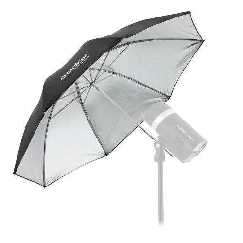 Godox UBL-085S - Professional portable photographic umbrella silver