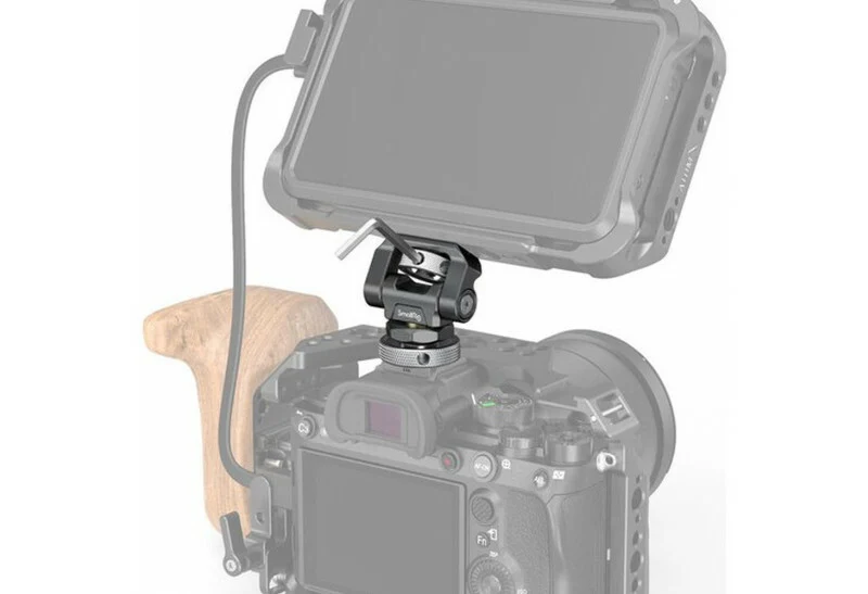 SmallRig drehbare und neigungsverstellbare Monitorhalterung mit Kaltschuhhalterung 2905