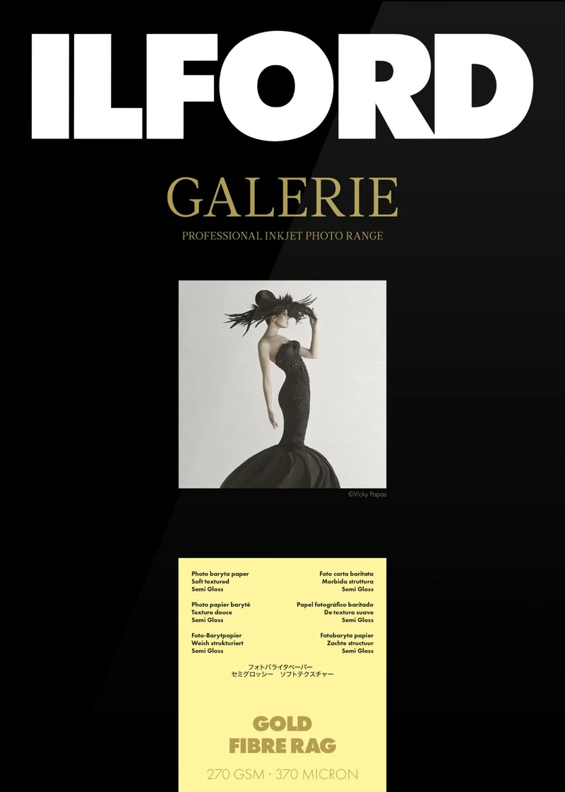Ilford Galerie Gold Fibre Rag 4x6"-102mmx152mm 50 sheets