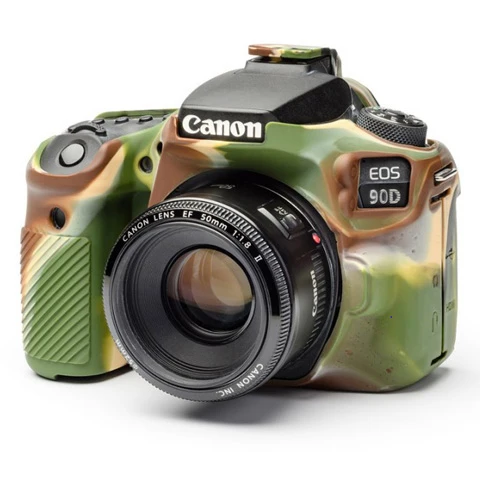 easyCover Gehäuse Cover für Canon 90D Tarnung