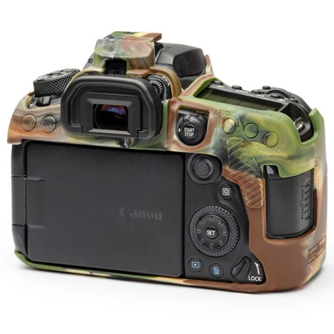 easyCover Gehäuse Cover für Canon 90D Tarnung