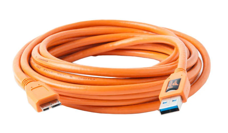 Tether Tools TetherPro USB 3.0 Male zu Micro-B 4.6m Orange