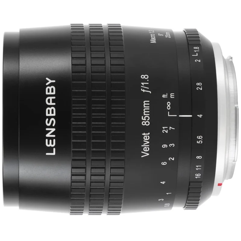 Lensbaby Velvet 85 schwarz Canon