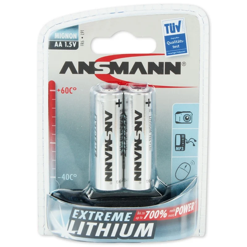 Ansmann 2x Lithium Mignon Battery