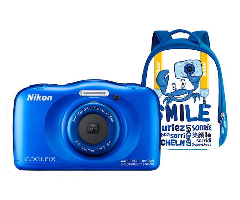 Nikon W100/150 Coolpix Rucksack Blau