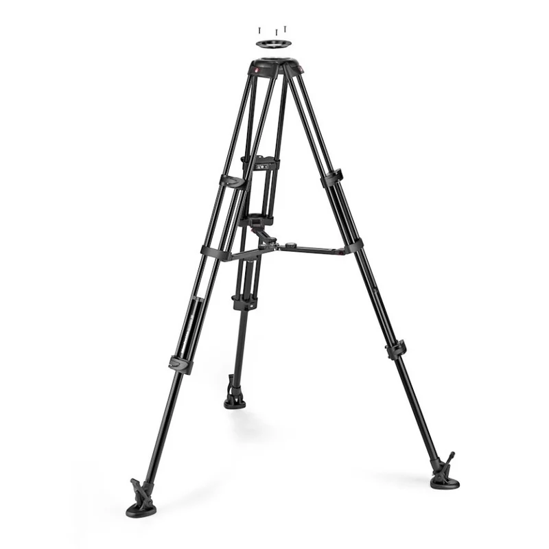 Manfrotto 504X & Fast Twin leg alu tripod