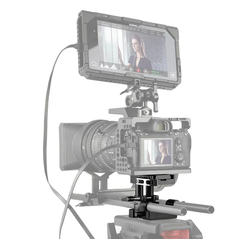 SmallRig Universal 15mm Rail Support System Baseplate 2092