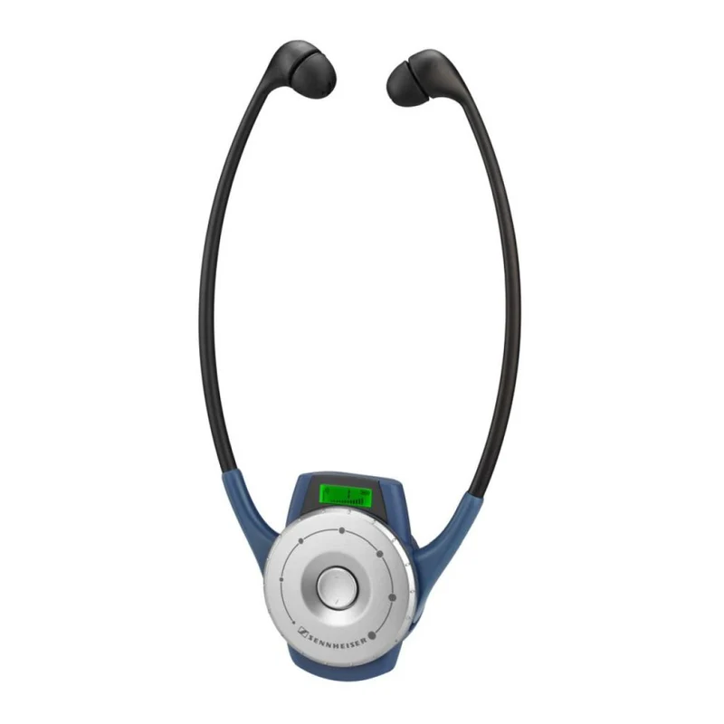 Sennheiser HDE 2020-D-II Headset receiver, digital, 6 or 8 channels, 863-865 MHz, system battery (8h), blue