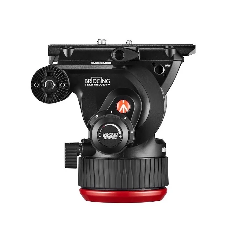 Manfrotto MVK504XTWINGA 504X Video head + aluminium Twin Leg GS tripod kit