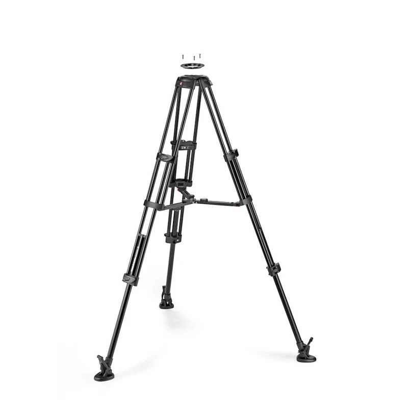 Manfrotto 504X & Alu Twin middle spreader Dreibeinstativ