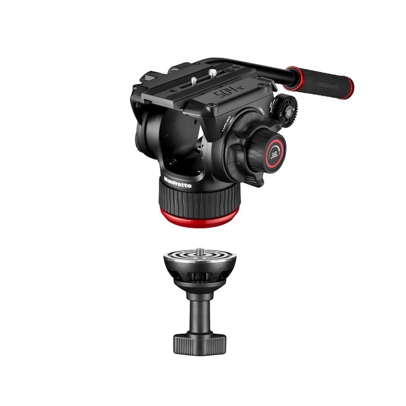 Manfrotto 504X & Alu Twin middle spreader Dreibeinstativ