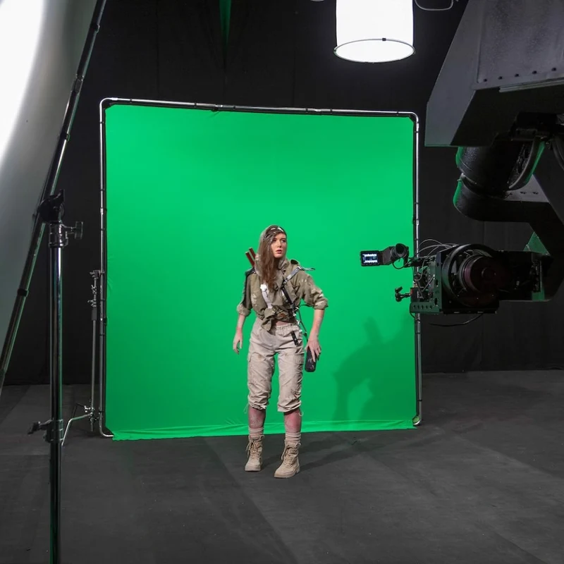 Manfrotto Studiolink chroma key green screen kit 3x3