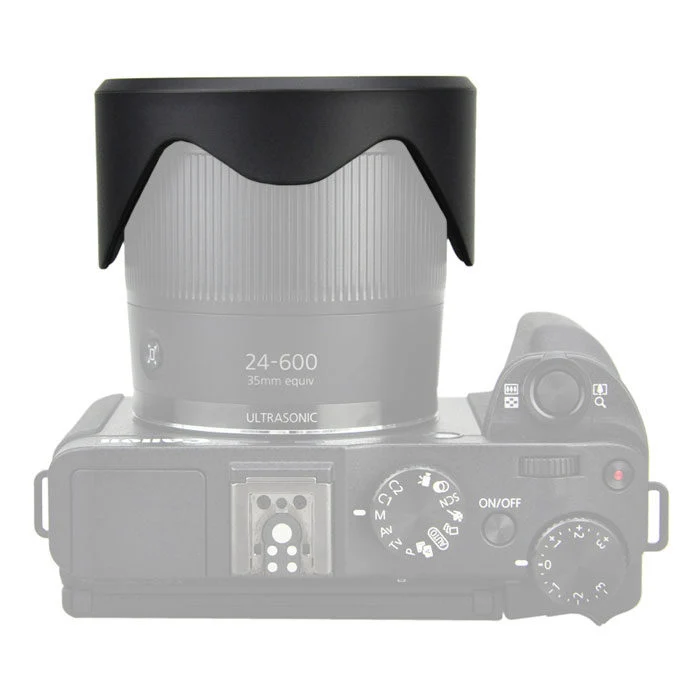 JJC LH-JDC100 lens hood (Canon LH-DC100 + Canon FA-DC67B filter adapter ring)
