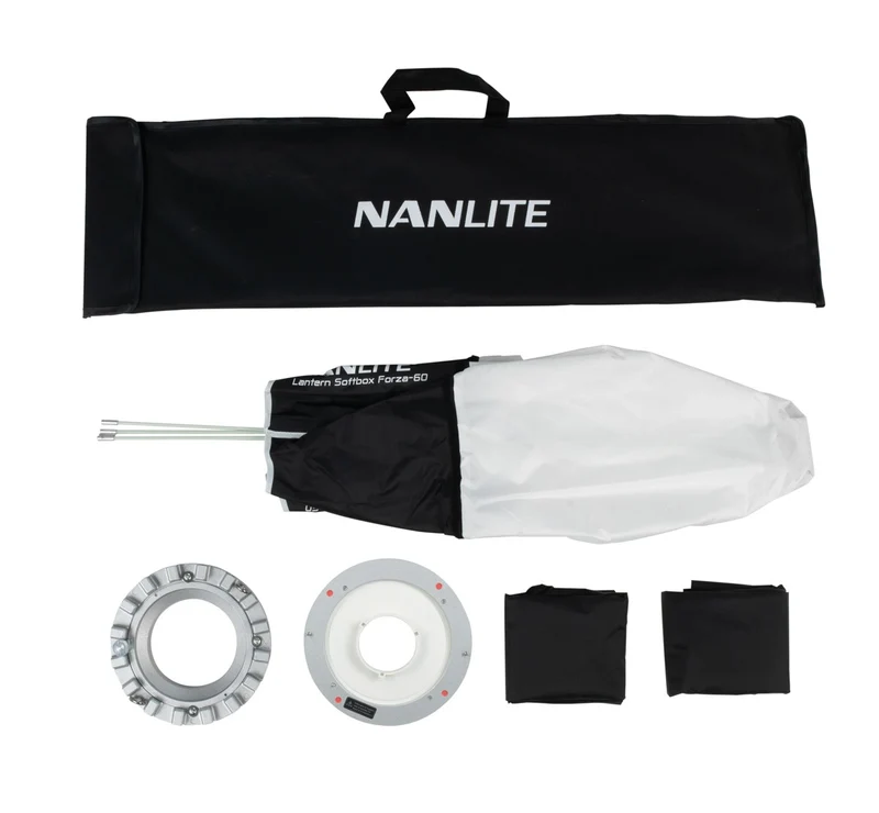 Nanlite Lantern Softbox FM-mount w/ Bowens Adapter (LT-FMM-60)