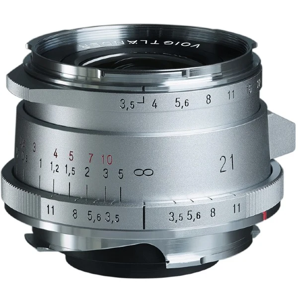 Voigtländer Color-Skopar 21mm f/3.5 VM Asphärische Objektiv Typ II Silber