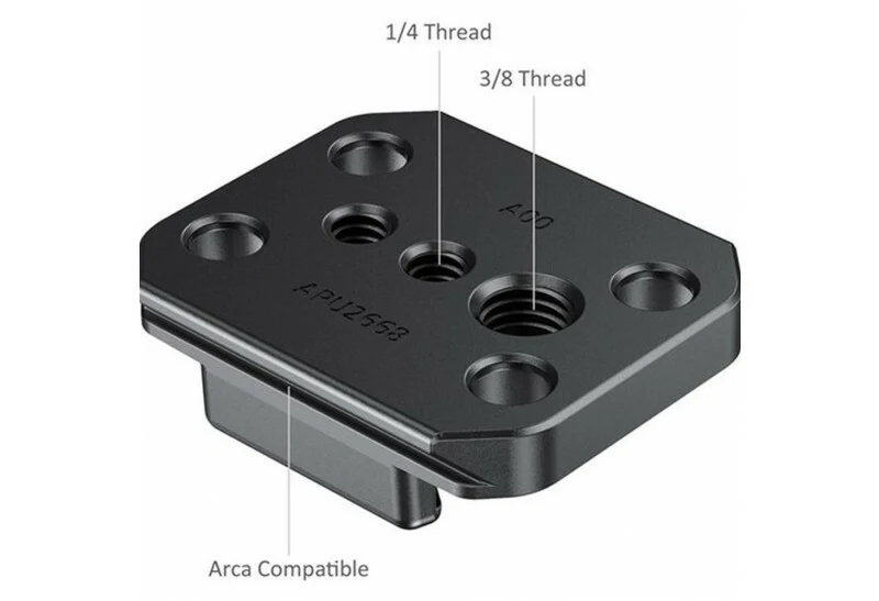 SmallRig 2668 Schnallenadapter mit Arca-Schnellwechselplatte für GoPro-Kameras