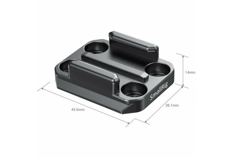SmallRig 2668 Schnallenadapter mit Arca-Schnellwechselplatte für GoPro-Kameras